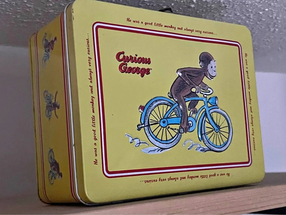 Curious George metal lunchbox