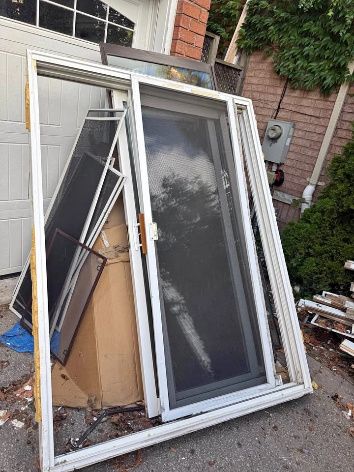 Sliding Patio Door Frame and Screen Door