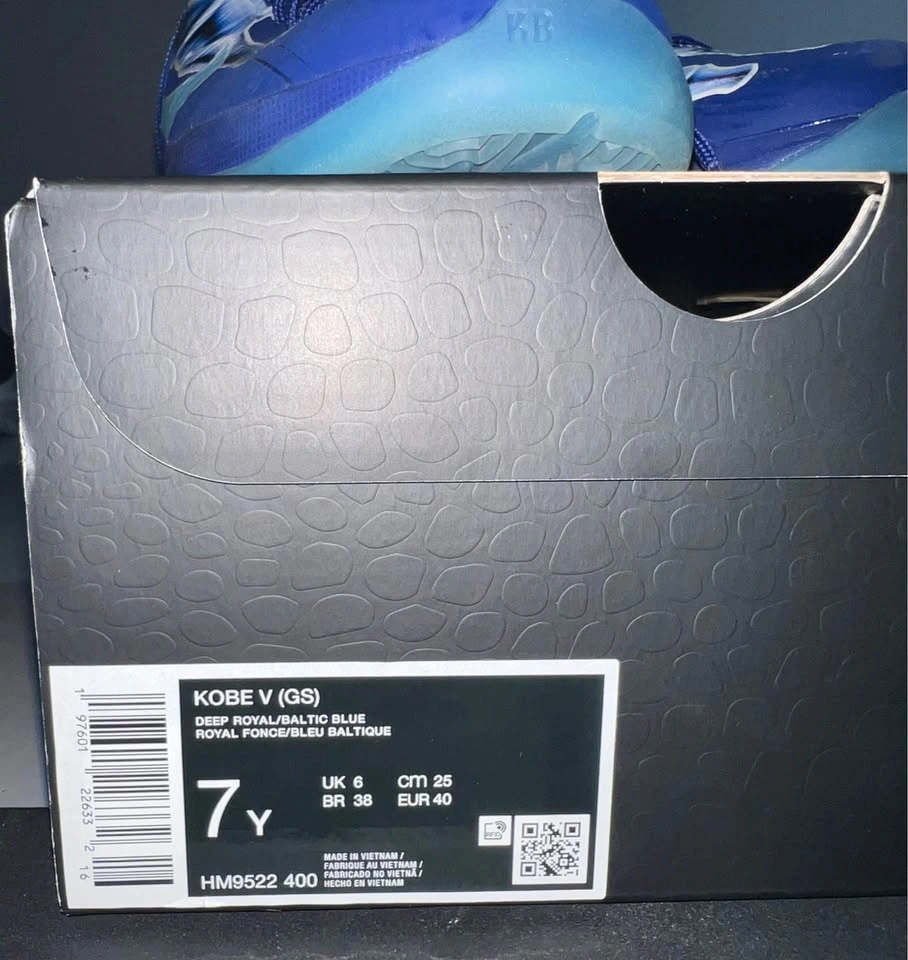 Nike Kobe V (GS) Size 7Y X-RAY - photo 3