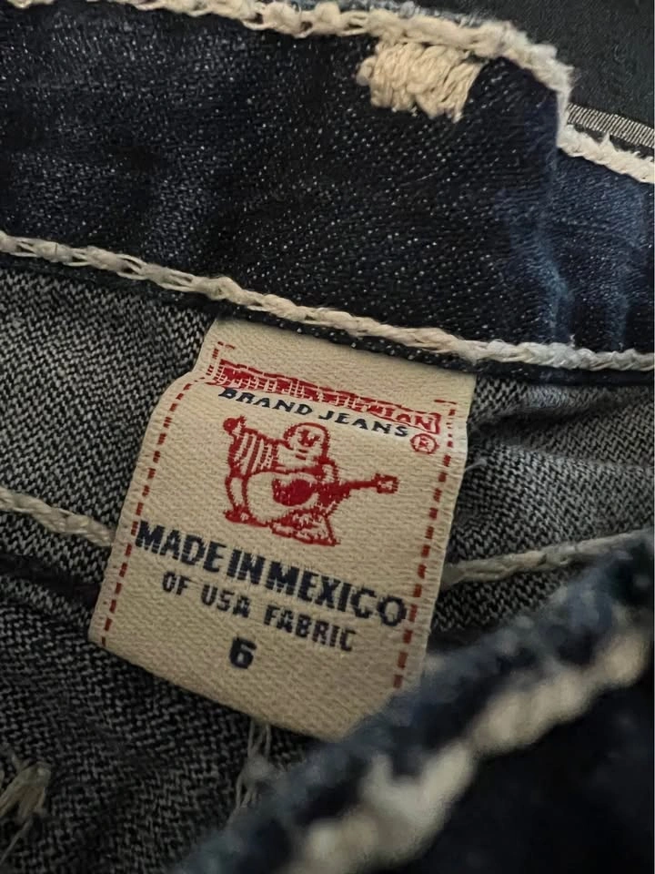True Religion jeans boys kids size 6 - photo 3