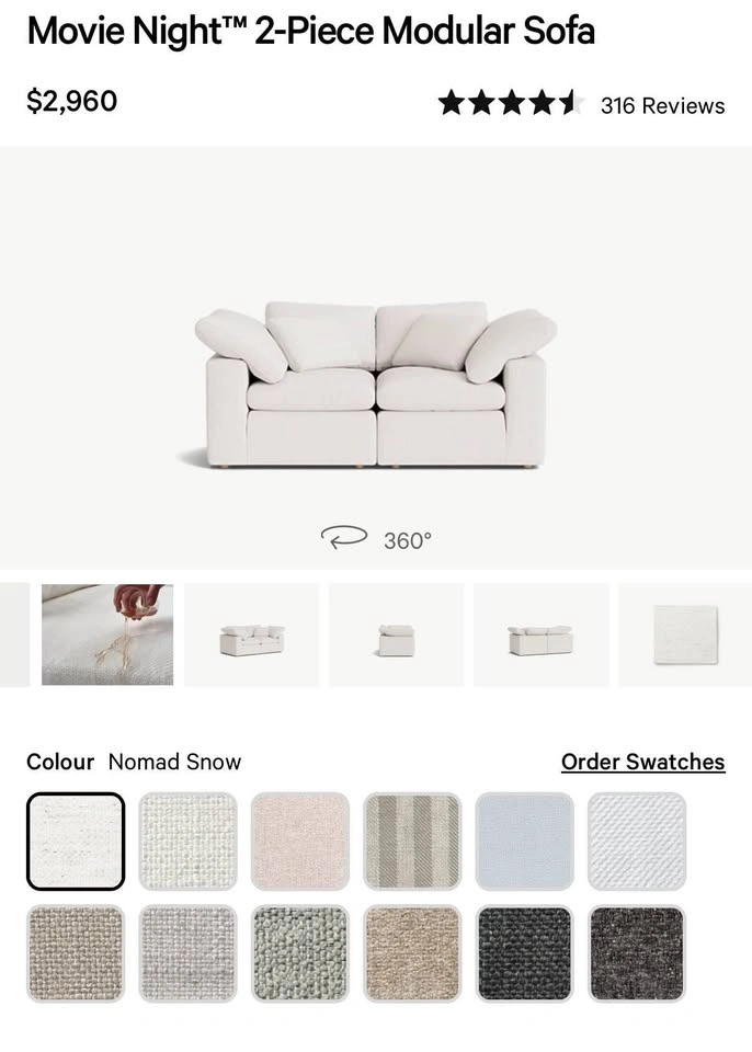 Sundays Movie Night Two Piece Sofa - photo 5