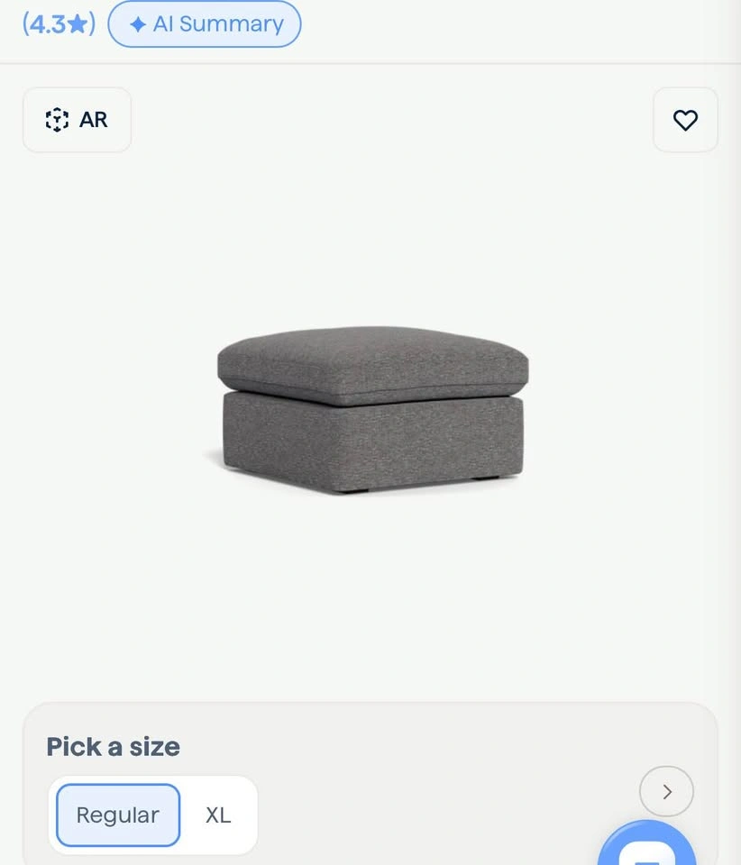 Cozey Ciello Ottoman - photo 4
