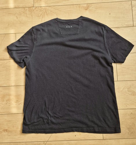 John Varvatos Star USA Peace Flag Graphic Tee Mens M Black - photo 3