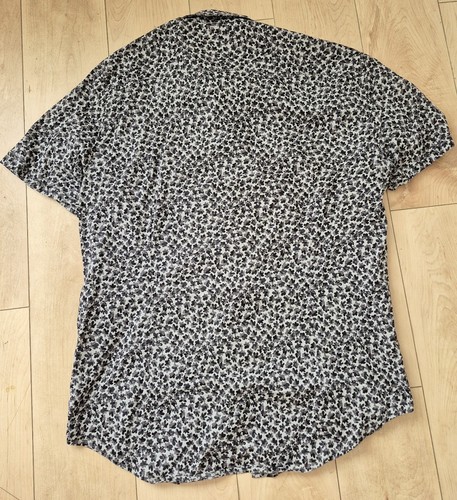 John Varvatos USA Mens M Floral Short Sleeve Button Up Shirt - photo 5