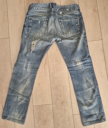 Diesel Black Gold Pairon Jeans Mens 32 Low Rise Slim Distressed - photo 2
