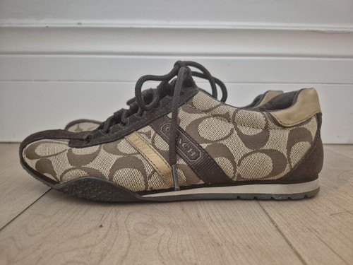 COACH Katelyn Q170 Signature C Sneakers Womens 5M Khaki Brown - photo 2