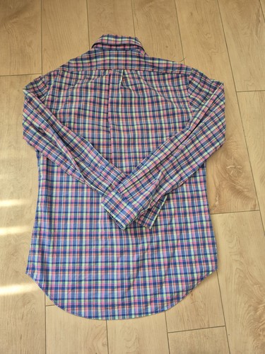 Polo Ralph Lauren Mens Slim Fit Plaid Madras Button Down Shirt - photo 4