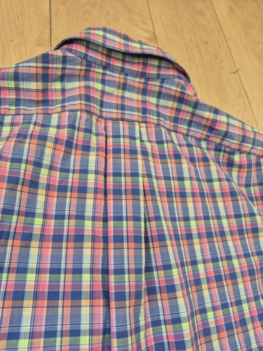 Polo Ralph Lauren Mens Slim Fit Plaid Madras Button Down Shirt - photo 5