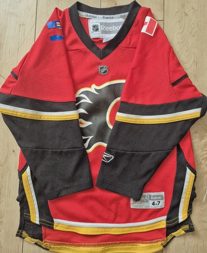 Jarome Iginla #12 Calgary Flames Reebok Youth Jersey 4-7 - photo 4