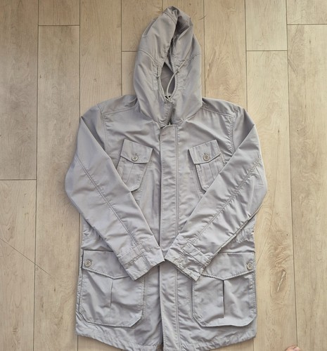 J.Lindeberg Hooded Field Parka Jacket Mens M/L Grey Y2K - photo 2