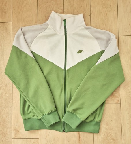 Vintage Nike Track Jacket 2006 Green White Grey Full Zip M