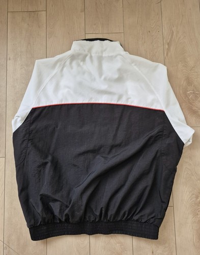 Vintage Nike Court Tennis Jacket L White Black Full Zip - photo 3