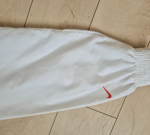 Vintage Nike Court Tennis Jacket L White Black Full Zip - photo 5
