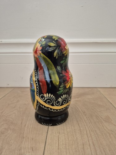 Vintage Hand Painted Russian Matryoshka Coin Bank - photo 2