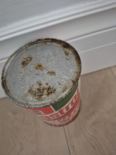 Vintage Castrol Multigrade Motor Oil FULL 1 Litre Tin Can - photo 4