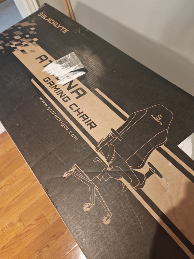 Blacklyte Athena Gaming Chair Black - Brand New Sealed Box - photo 4