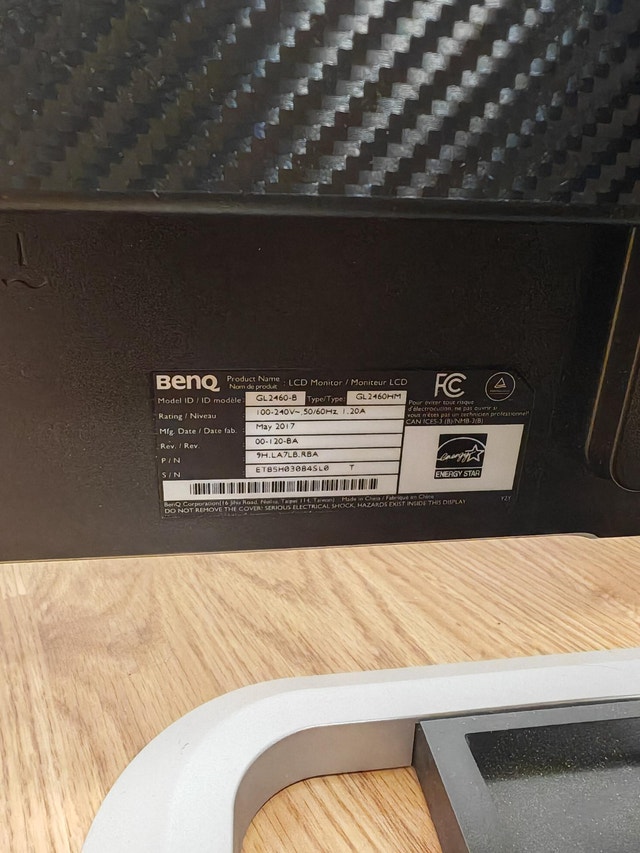 BenQ GL2460-B 24" Full HD Monitor with HDMI, DVI & VGA - photo 3