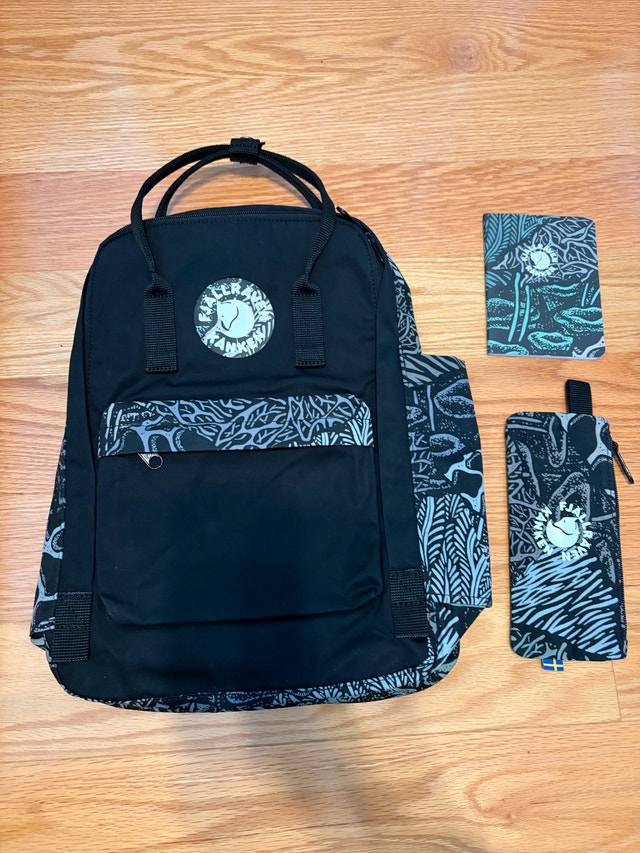 Fjallraven Kanken Art Plus Backpack Darkwoods