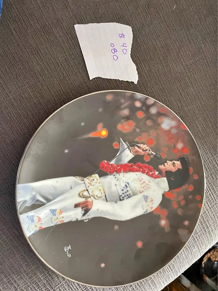 Elvis Plate Aloha from Hawaii thumbnail