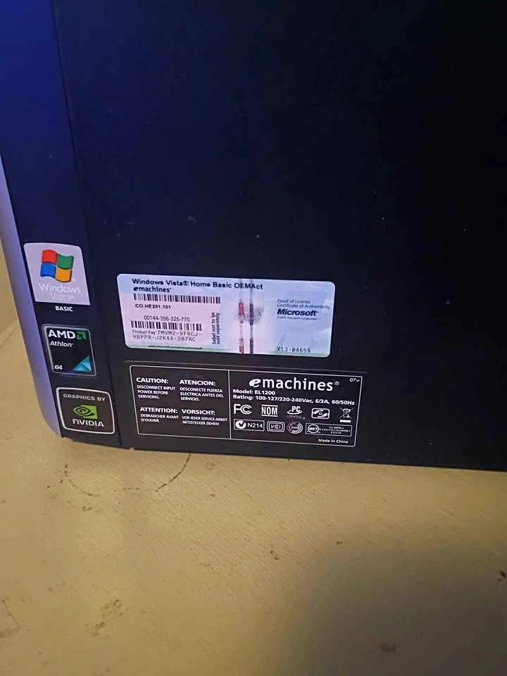 eMachines EL1200-07w Desktop PC - photo 3