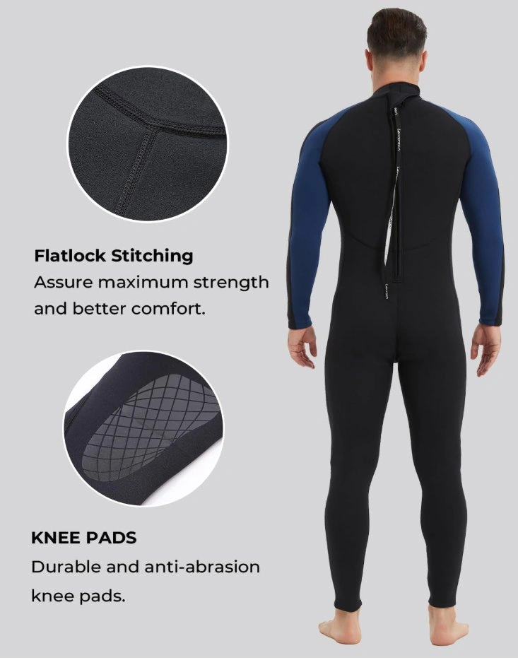 BRAND NEW Men's 3/2mm Thermal Neoprene Full Wetsuit - photo 5