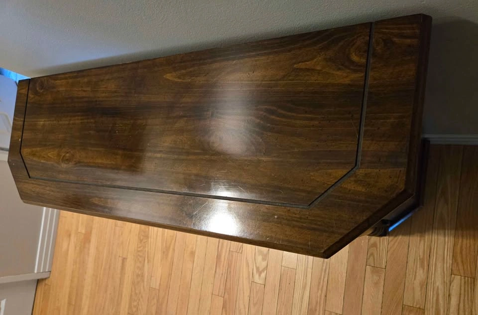 Vintage Entryway Console Table / Hall Cabinet (Slim 12" Depth) - photo 3