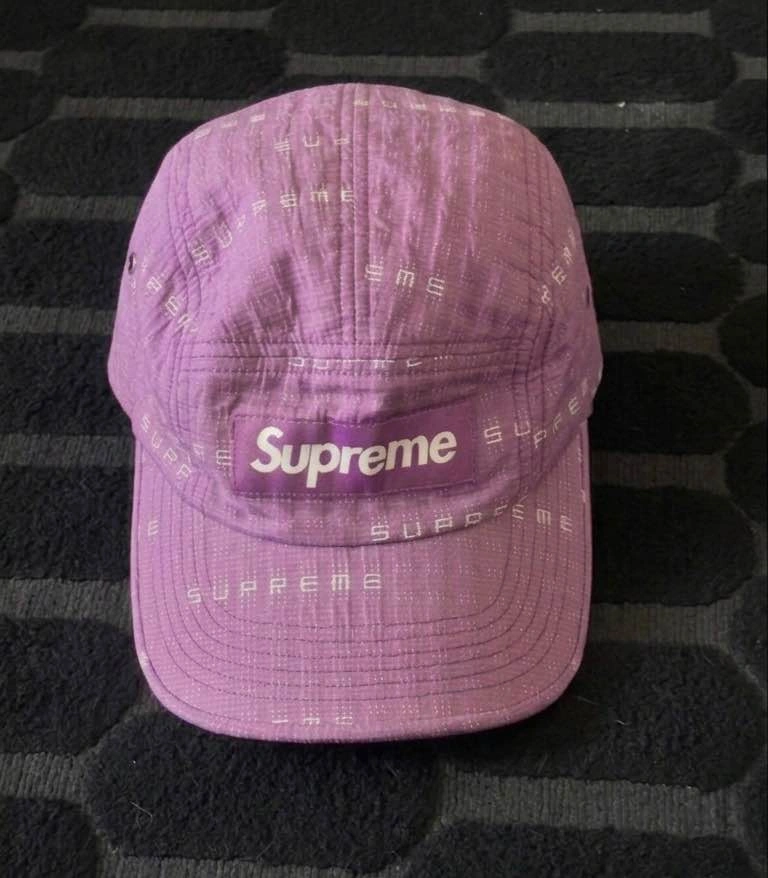 Supreme Purple Logo Camp Cap - photo 2