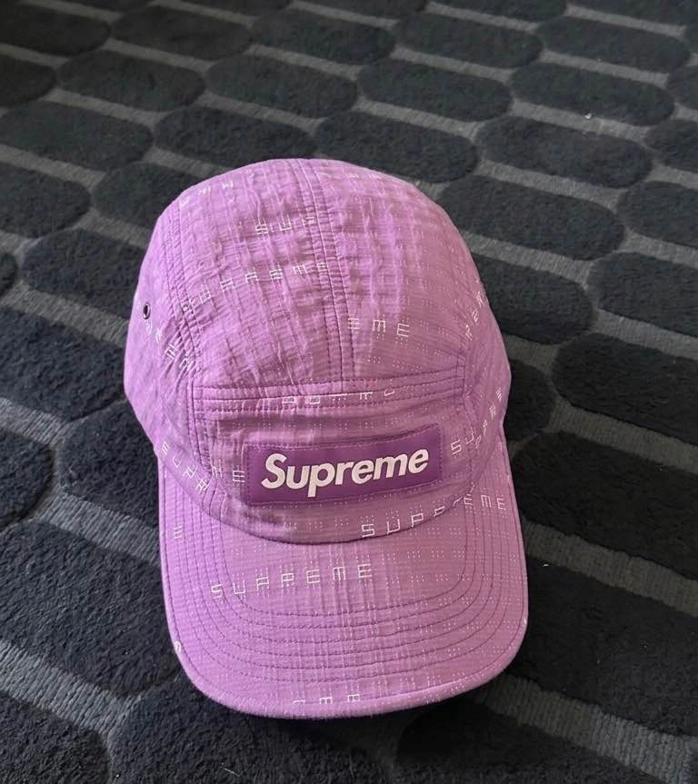 Supreme Purple Logo Camp Cap - photo 4