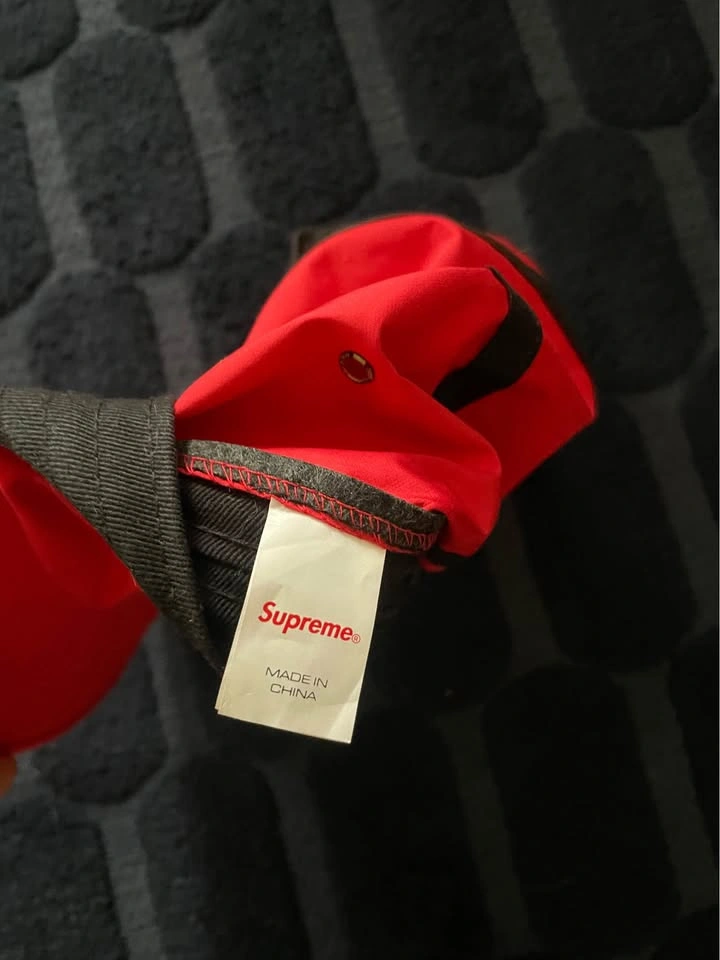 Supreme Red Box Logo Camp Cap - photo 5