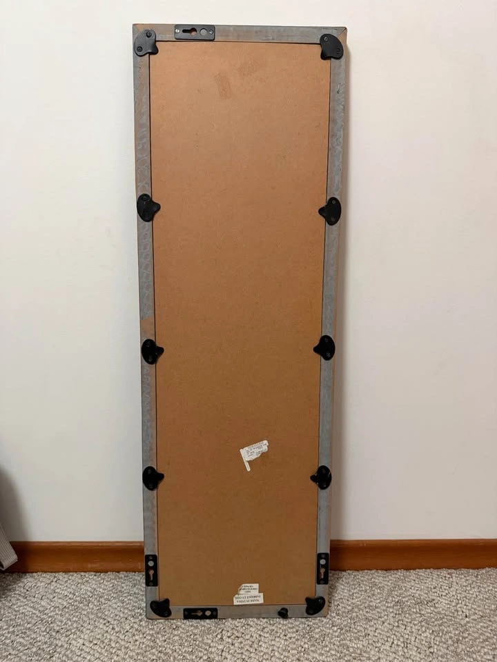 Homesense Carved Wood Floral Wall Mirror - photo 2