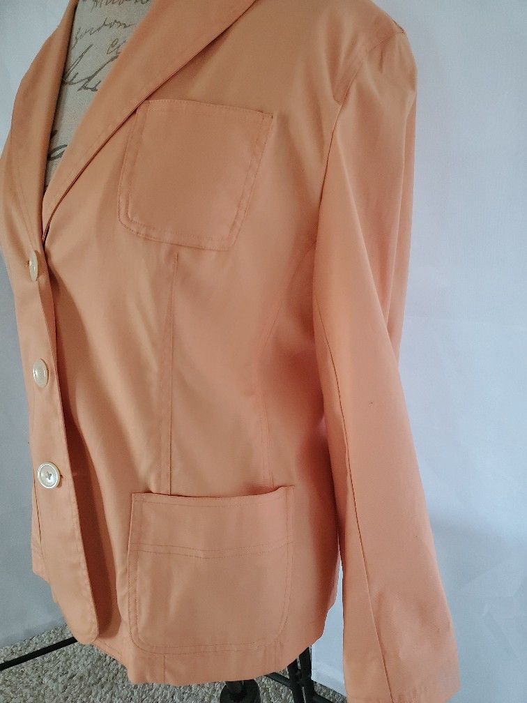 New Women's Jacket Light Orange. Size 14 - photo 3
