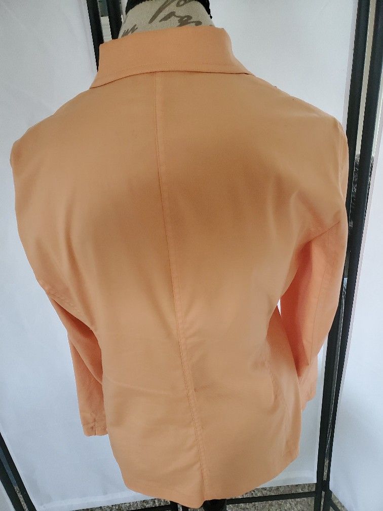 New Women's Jacket Light Orange. Size 14 - photo 5