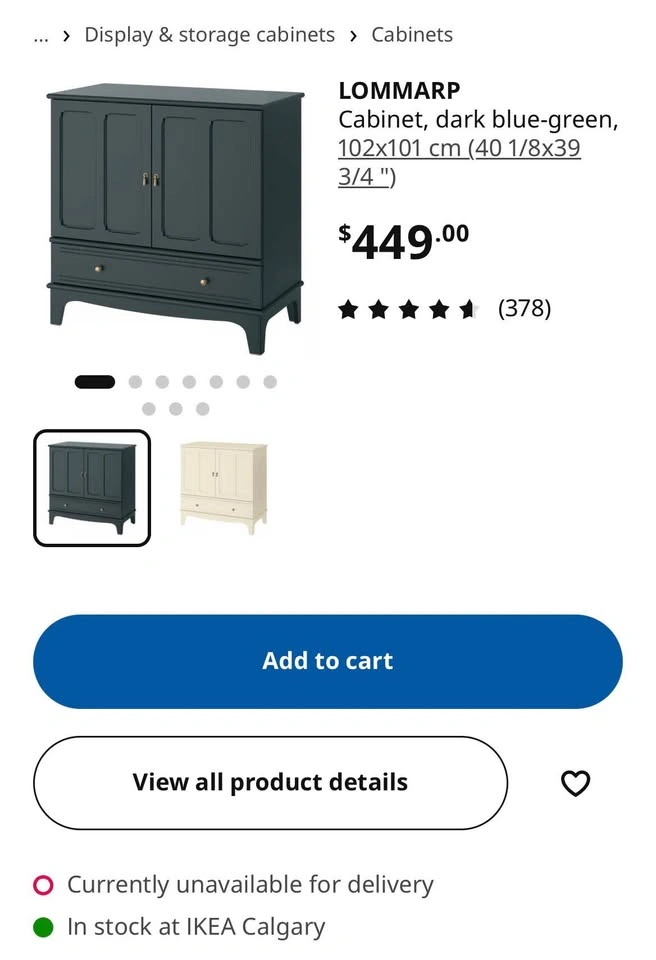IKEA LOMMARP Cabinet – Dark Blue-Green - photo 4