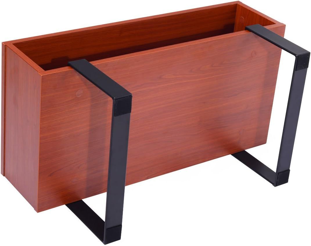 Giantex Mid-Century Modern Coffee Table with Storage Shelf - photo 4