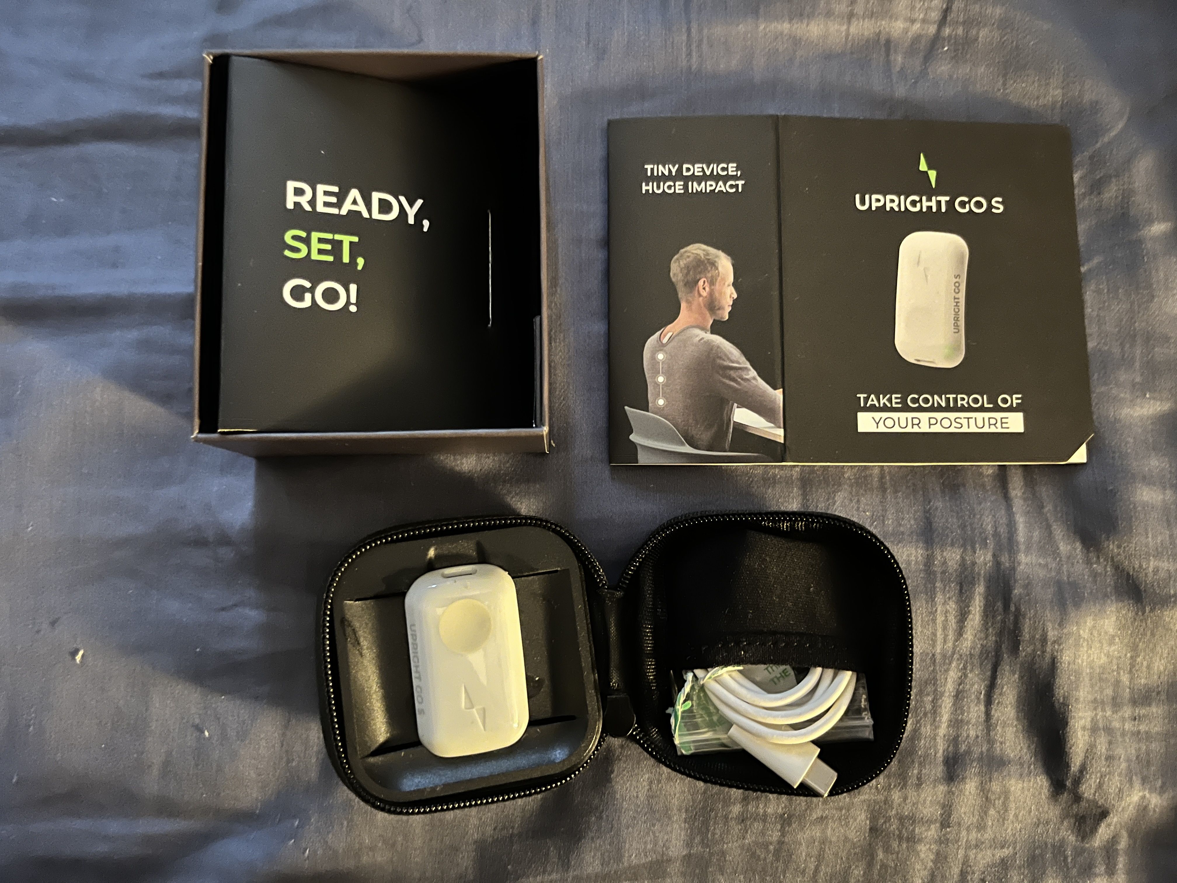 Upright GO S Smart Bluetooth Posture Trainer, Wearable, Complete