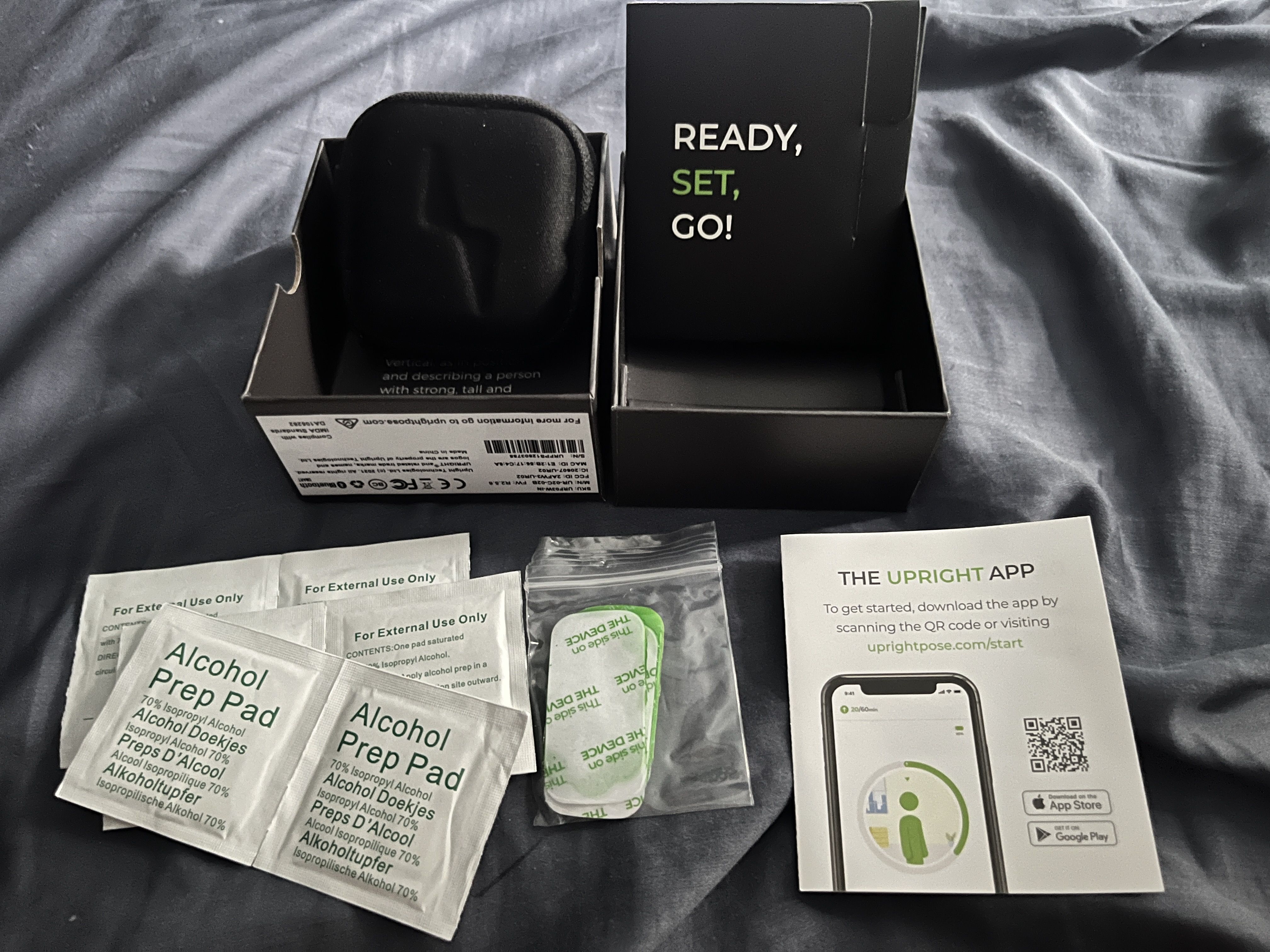 Upright GO S Smart Bluetooth Posture Trainer, Wearable, Complete - photo 2