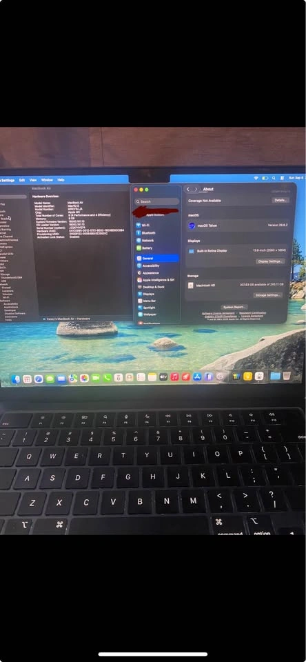 2024 MacBook Air M3 13 inch 8GB Ram - photo 2