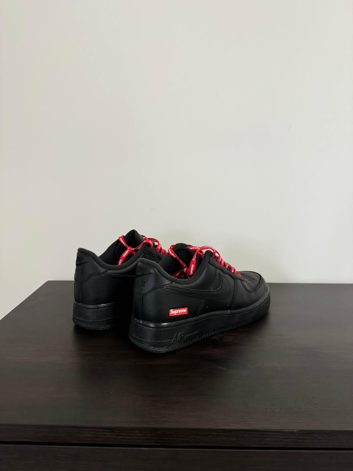 Nike AirForce 1 X Supreme Black - photo 2