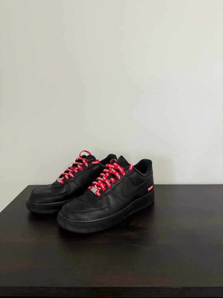 Nike AirForce 1 X Supreme Black - photo 3