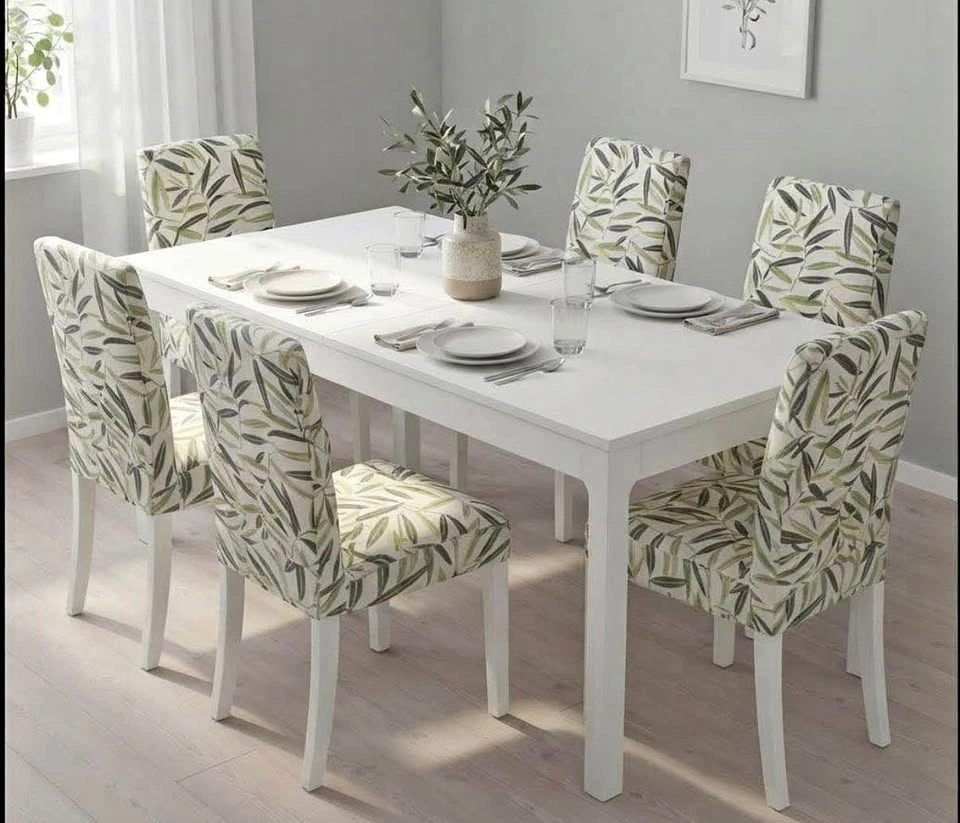 IKEA EKEDALEN Table and 6 BERGMUND Chairs
