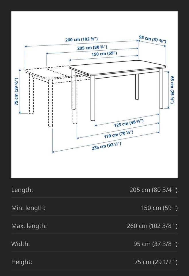 IKEA EKEDALEN Table and 6 BERGMUND Chairs - photo 4