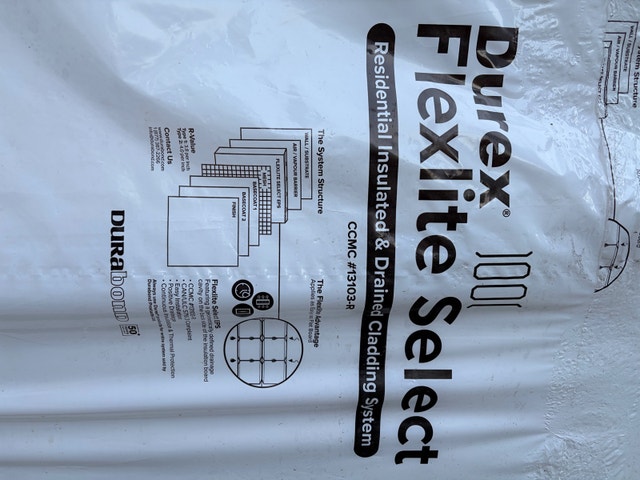 exterior styrofoam insulation with grooves