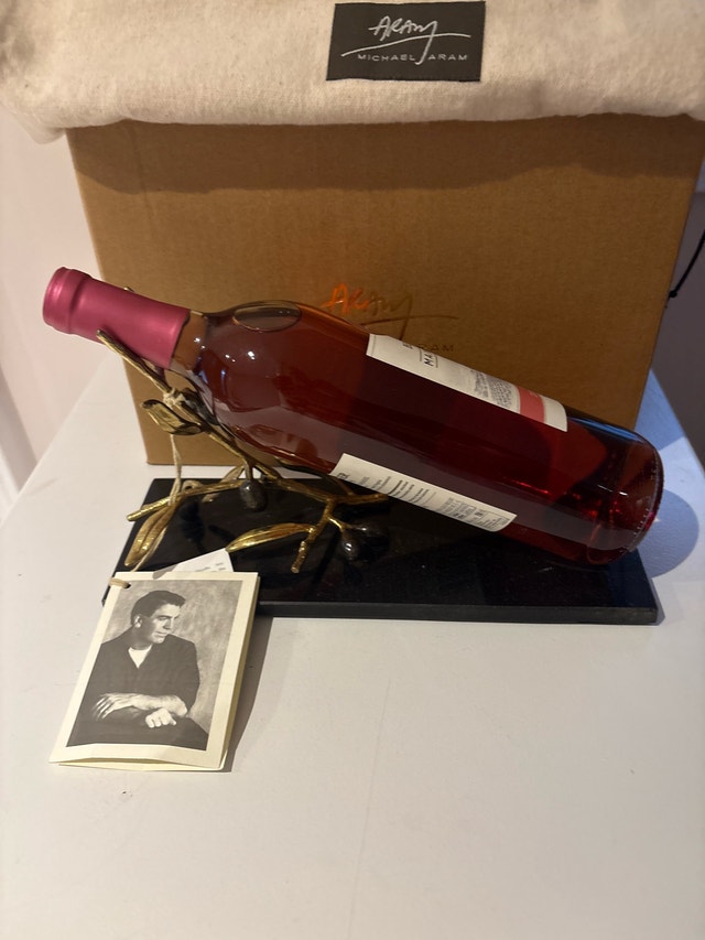 Michael Aram Olive Branch Wine Bottle Holder - photo 2
