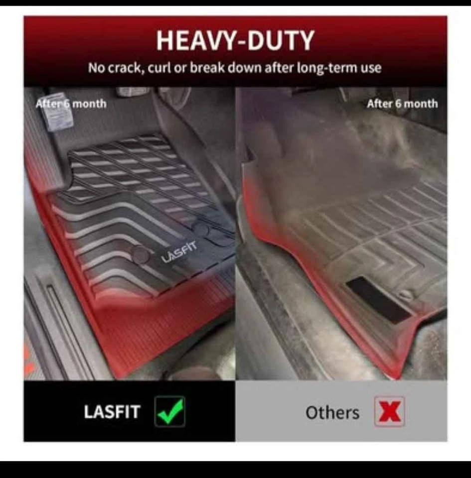 LASFIT Floor Mats for Chevy Colorado/GMC Canyon 2015-2022 - photo 5