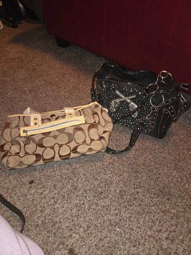 Old Coach Purse w/ Gun purse