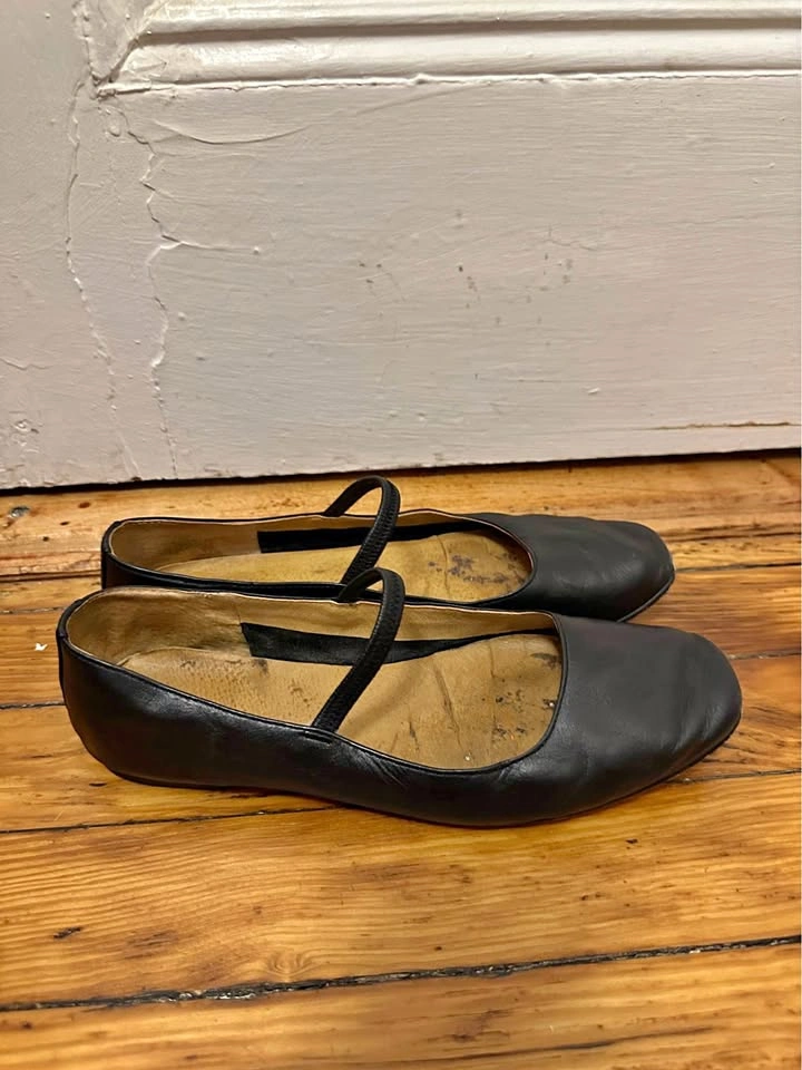 Madewell The Greta Leather Mary Jane Ballet Flats Size 8