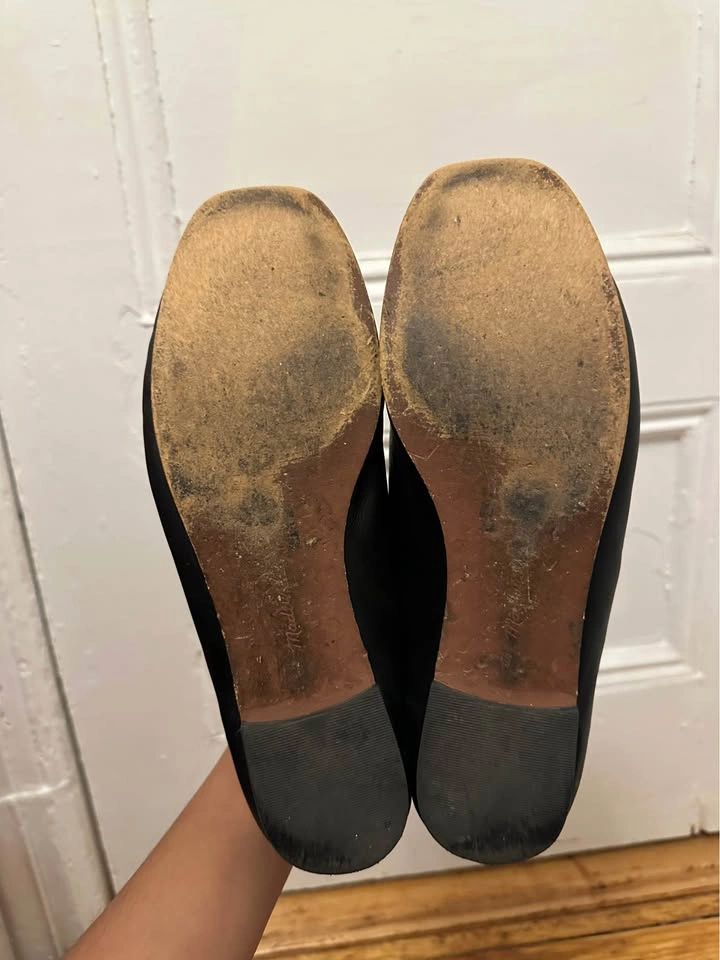 Madewell The Greta Leather Mary Jane Ballet Flats Size 8 - photo 2