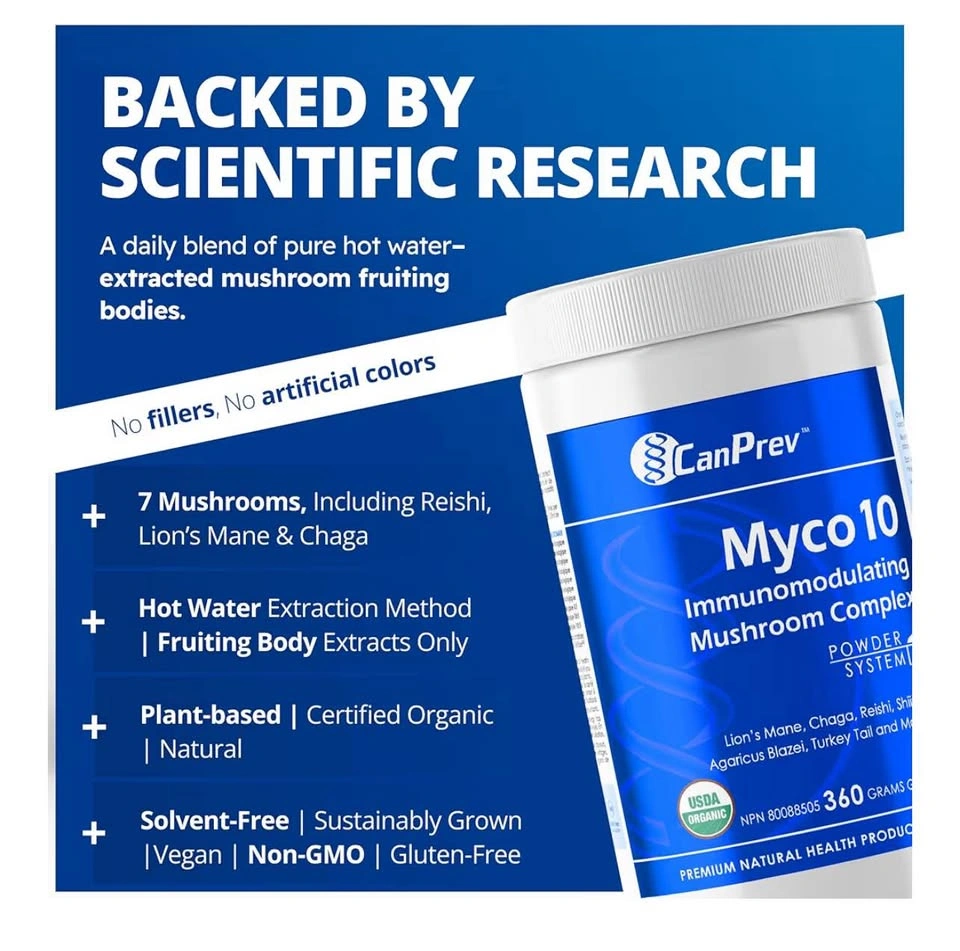 CanPrev Myco10 Mushroom Complex 360g Powder - photo 3