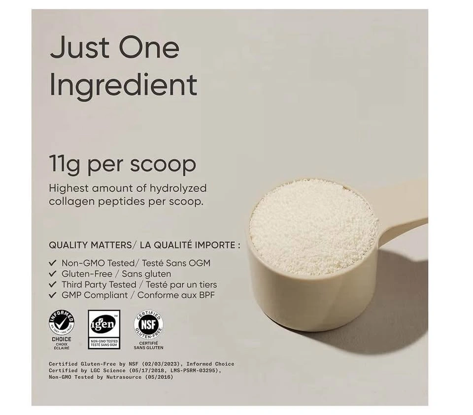 Premium Collagen Peptides Powder (32oz Jar) | Grass-Fed - photo 4