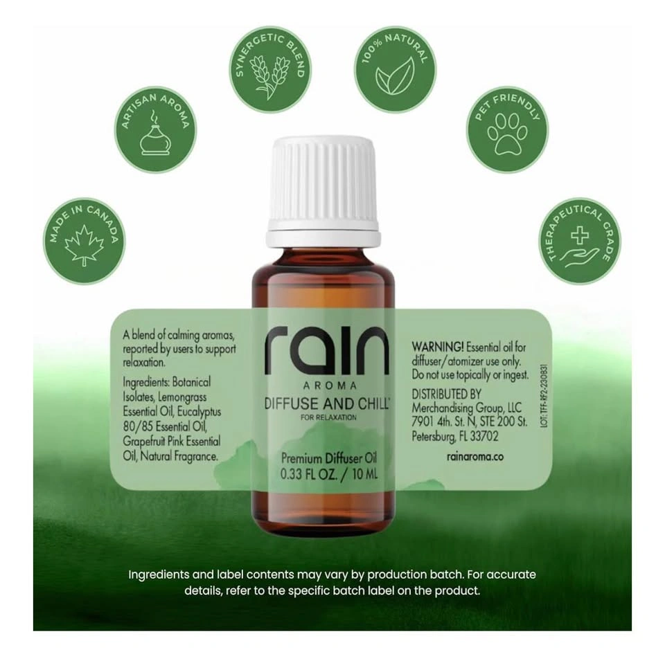 Rain Aroma Diffuse and Chill Premium Diffuser Oil - photo 5